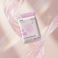 STIK Beauty Face Contour Lifting Patch pouch on a pink ribbon backdrop