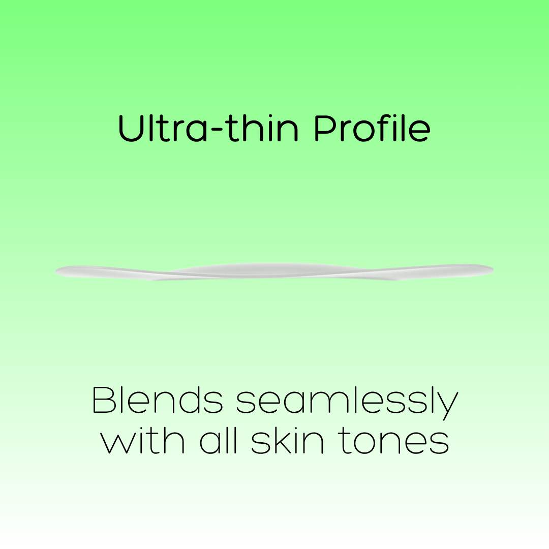 STIK Air Dot: Ultra-thin profile that blends with all skin tones