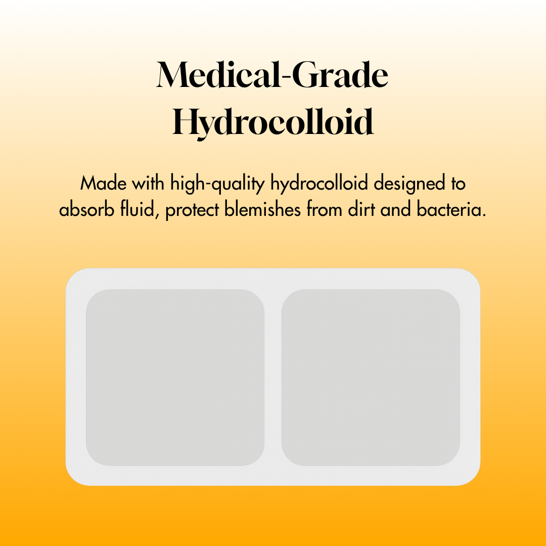 STIK Square Patch: Medical-grade hydrocolloid